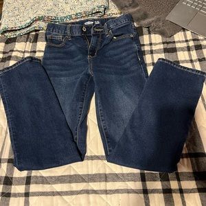 Old navy straight leg blue jeans